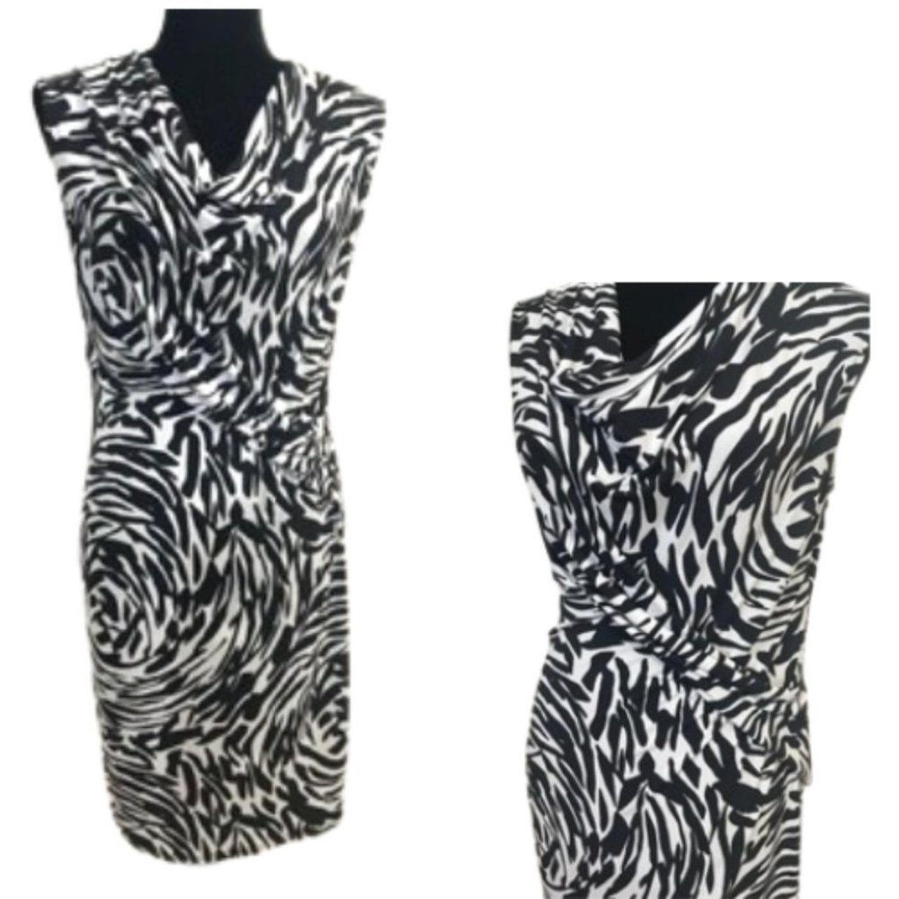 Black and white Calvin Klein Dress